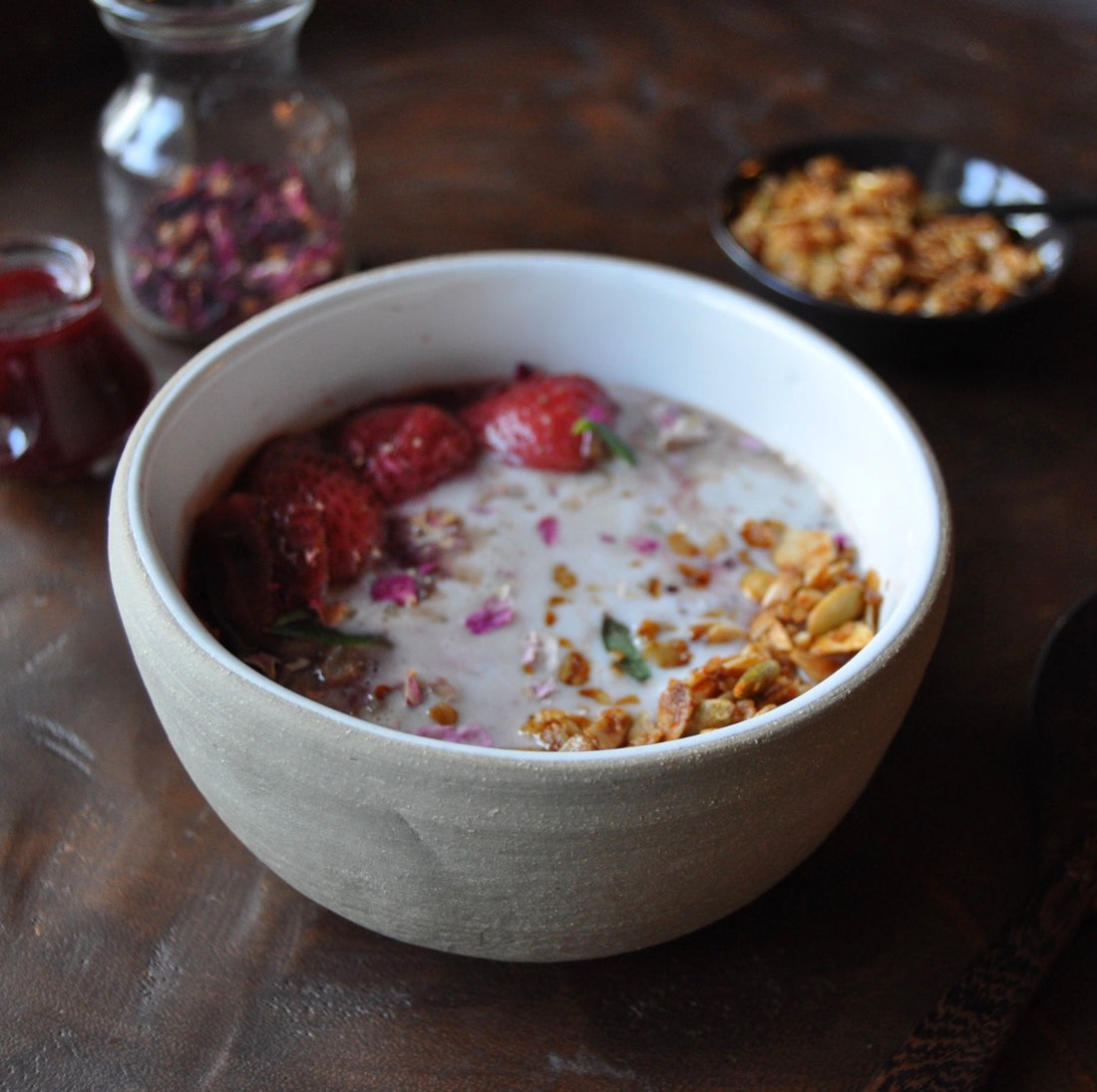 bumble & butter jamie's farm new york granola Grain Quinoa Porridge Healthy Delicious Breakfast Easy To make